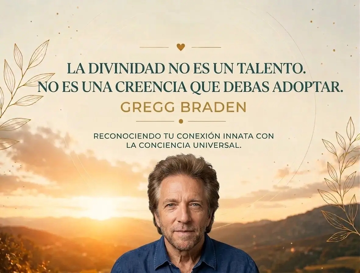 La divinidad No es un talento. No es una creencia que debas adoptar.